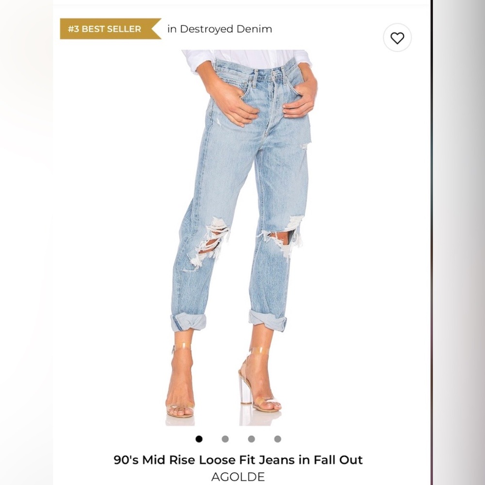 AGOLDE 90’s Mid Rise Loose Fit Jeans